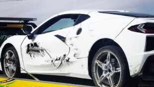 Trashed 2020 C8 Corvette