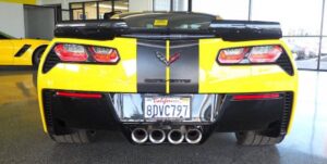 Hertz 100th Anniversary 2019 Corvette Z06 rear