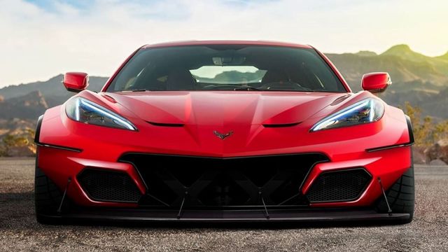 C8 Corvette Gets Widebody Treatment from Exotic Car Artist