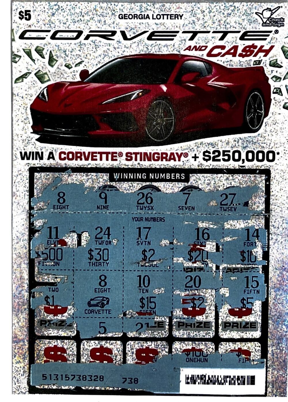 Lotto Winner Nabs C8 Corvette Prize, But Can't Actually Get the Car