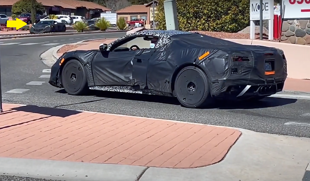 2 c8 corvette test mules 