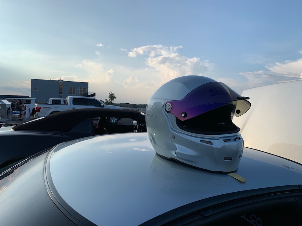 911tt C5 Corvette track day helmet