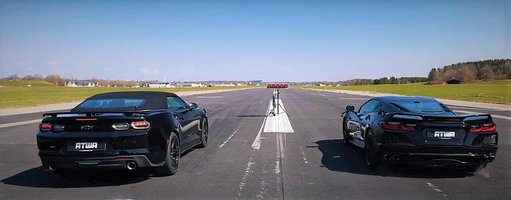 C8 Corvette vs Camaro SS 