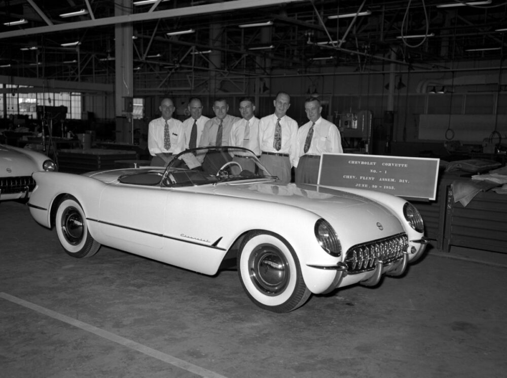1953 Corvette Assembly (GM Media Archives)
