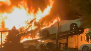 C8 Corvettes Destroyed By Fire