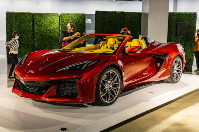 2023 Corvette Z06 in Red Mist metallic