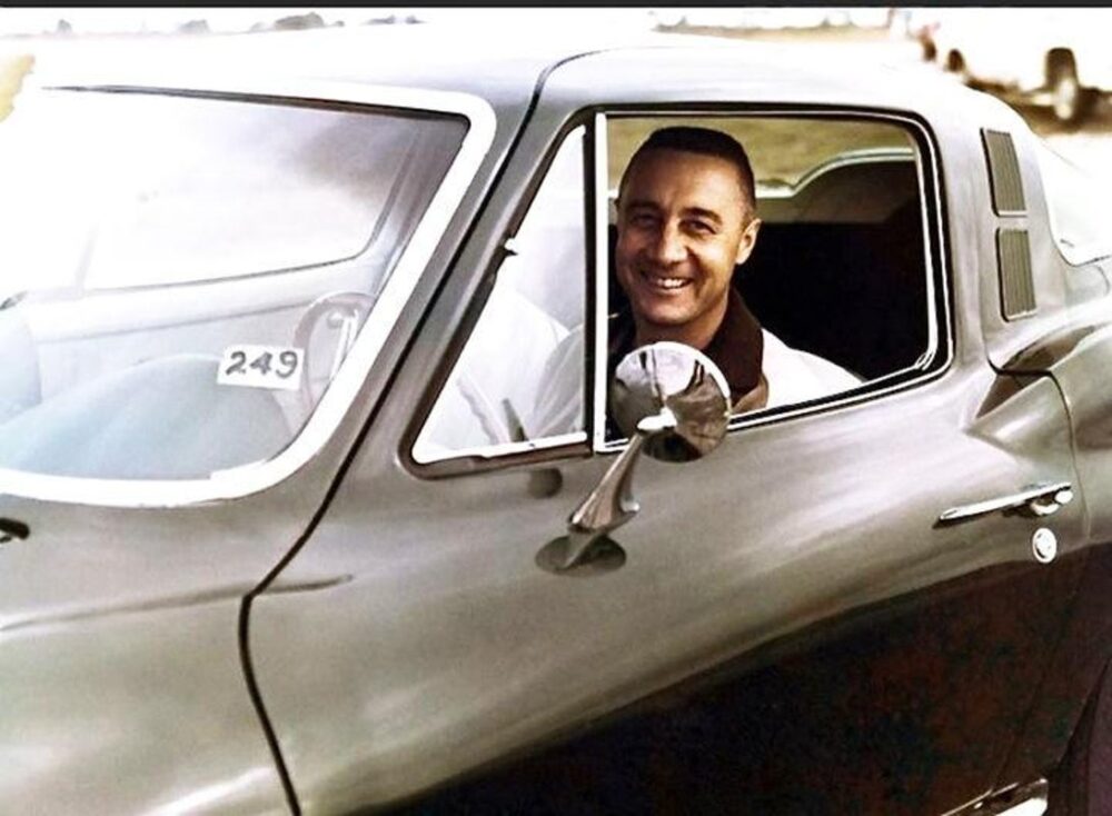 Gus Grissom in his Stingray