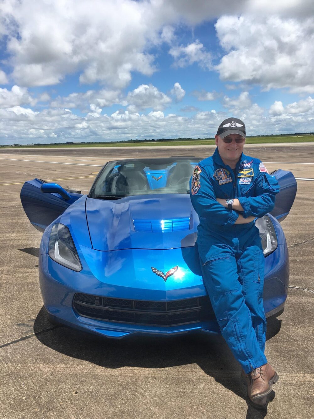 Scott Kelly with his 2018 Corvette