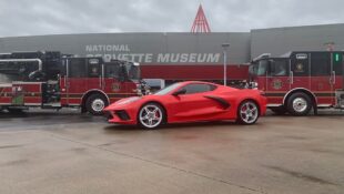 National Corvette Museum Donates Red C8 to Bowling Green Fire Department
