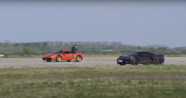 C8 Corvette vs Ferrari 458 Speciale Drag Race