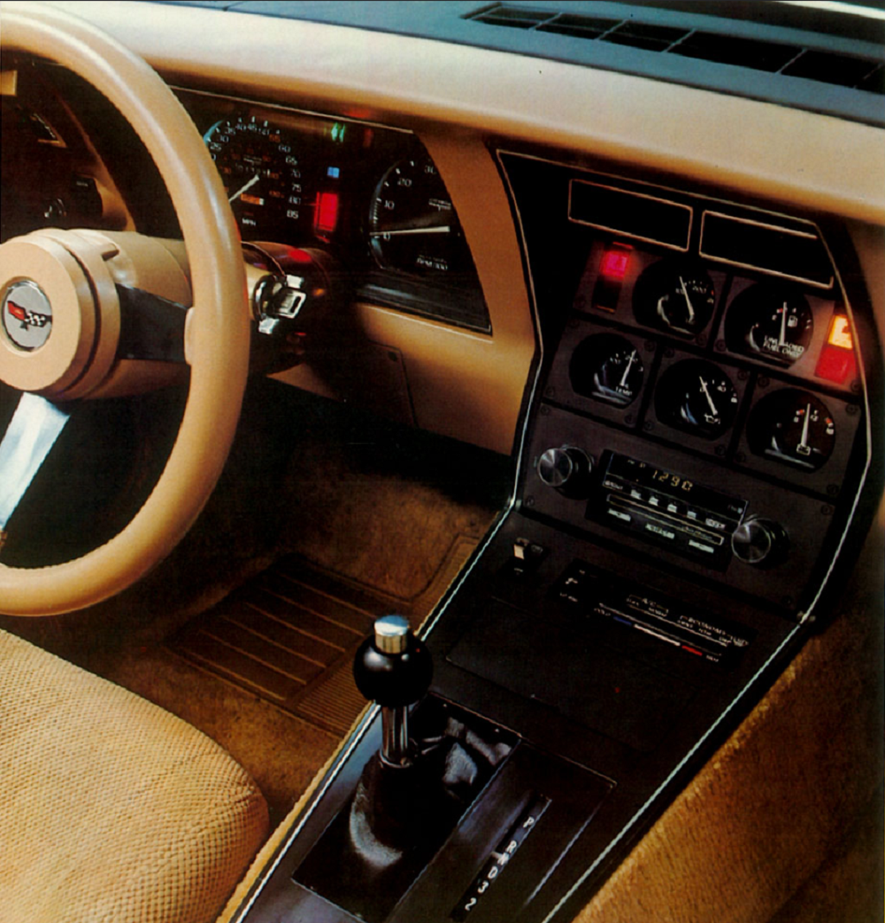1982 Corvette interior