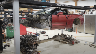 Removing a C5 Corvette Engine