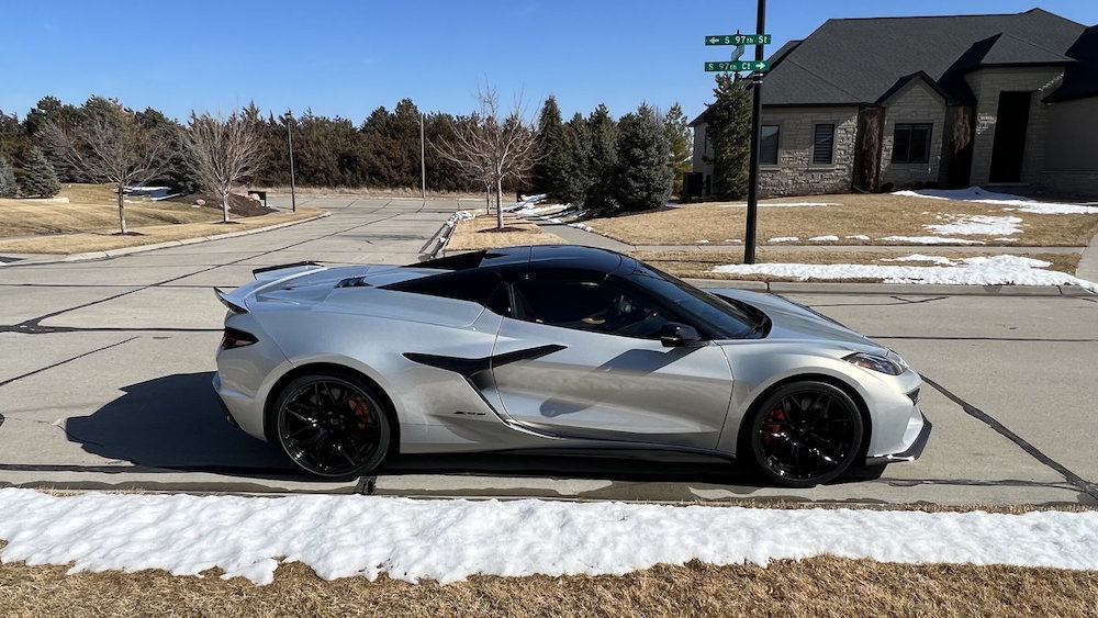 C8 Corvette Z06 side shot