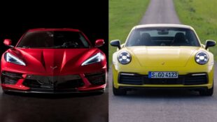 Corvette and Porsche