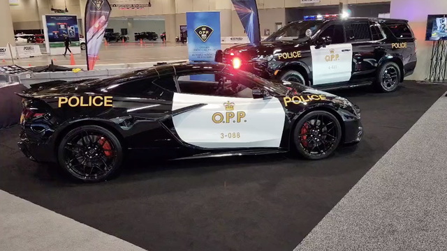 Somehow a Police Department Took Delivery of a C8 Z06