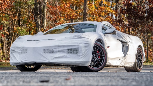 This 2023 Corvette Z06 Is Being Auctioned in Its Original Wrapping
