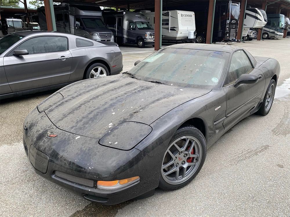 Dirty Low Mileage C5 Corvette Z06 from Facebook post