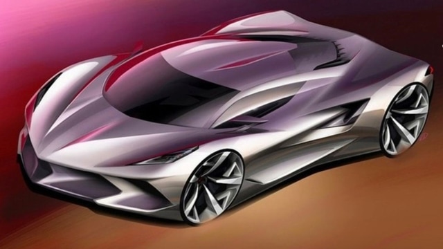 GM Reveals Alternative C8 Corvette Design Sketches