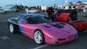 Pink C5 Corvette at LS Fest West 2024
